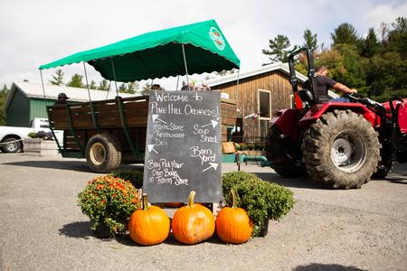 Pine Hill Orchards outside