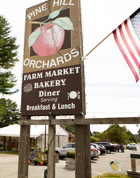 Pine Hill Orchards Sign